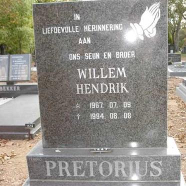 PRETORIUS Willem Hendrik 1967-1994