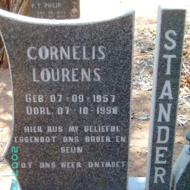 STANDER Cornelis Lourens 1957-1998