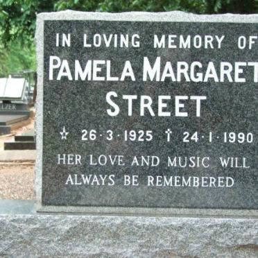 STREET Pamela Margaret 1925-1990