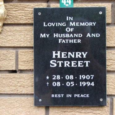 STREET Henry 1907-1994