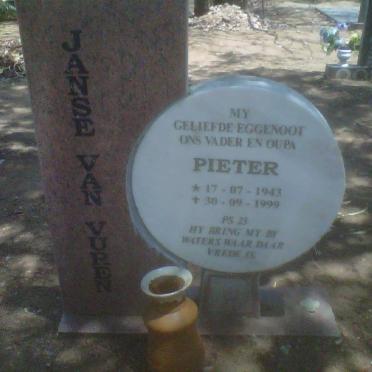 VUREN Pieter, Janse van 1943-1999