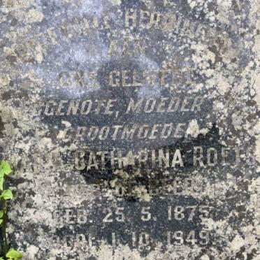 ROETS Maria Catharina nee DE BEER 1875-1949