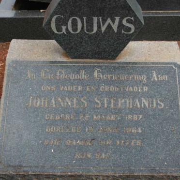 GOUWS Johannes Stephanus 1887-1964