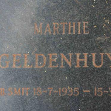 GELDENHUYS Marthie 1935-1980