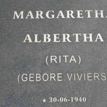 PIENAAR Margaretha Albertha nee VIVIERS 1940-