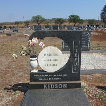 KIDSON Hardus 1963-1995