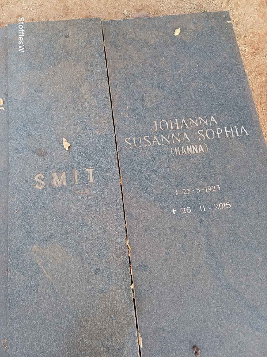 SMIT Jacobus Philippus 1918-1987 & Johanna Susanna Sophia 1923-2015 