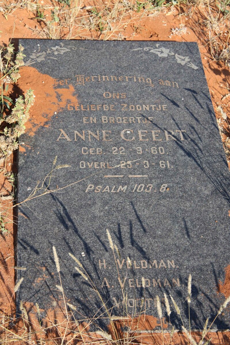 VELDMAN Anne Geert 1960-1961
