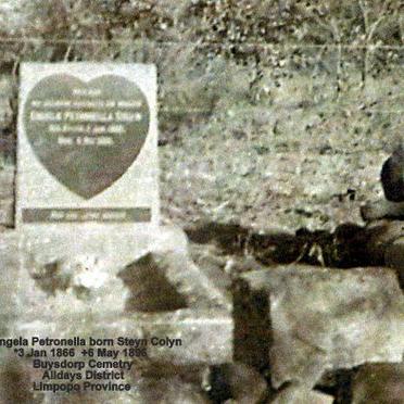 Limpopo, SOUTPANSBERG district, Buysdorp, Mara 38 LS, farm cemetery