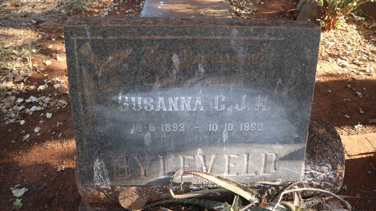 BYLEVELD Susanna C.J.M. 1893-1960