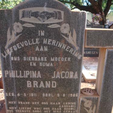 BRAND Phillipina Jacoba 1911-1986
