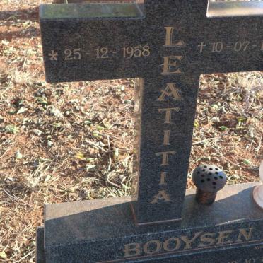 BOOYSEN Leatitia 1958-1999