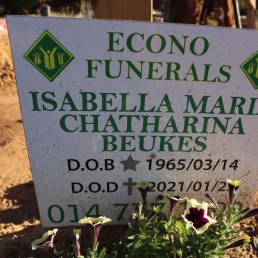 BEUKES Isabella Maria Chatharina 1965-2021