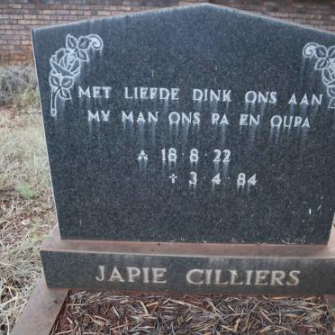 CILLIERS Japie 1922-1984