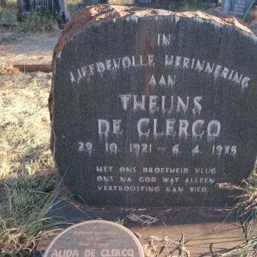 CLERCQ Theuns, de 1921-1975 &amp; Alida WELDON 1924-2009 :: STEENKAMP Maritha nee DE CLERCQ 1944-2004