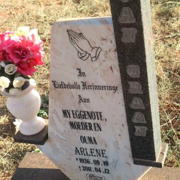 GRAAN Arlene, van 1936-2011