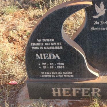 HEFER Meda 1936-2009