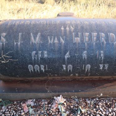 HEERDEN S.J.M., van 1918-1977