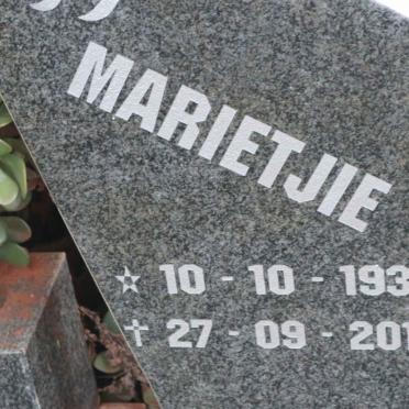 PUTTER Marietjie 1933-2017