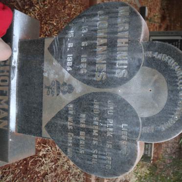 SCHOEMAN Marthinus Johannes 1926-1984