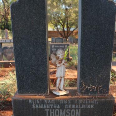 THOMSON Samantha Geraldine 1983-1985