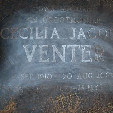 VENTER Cecilia Jacoba 1910-2004