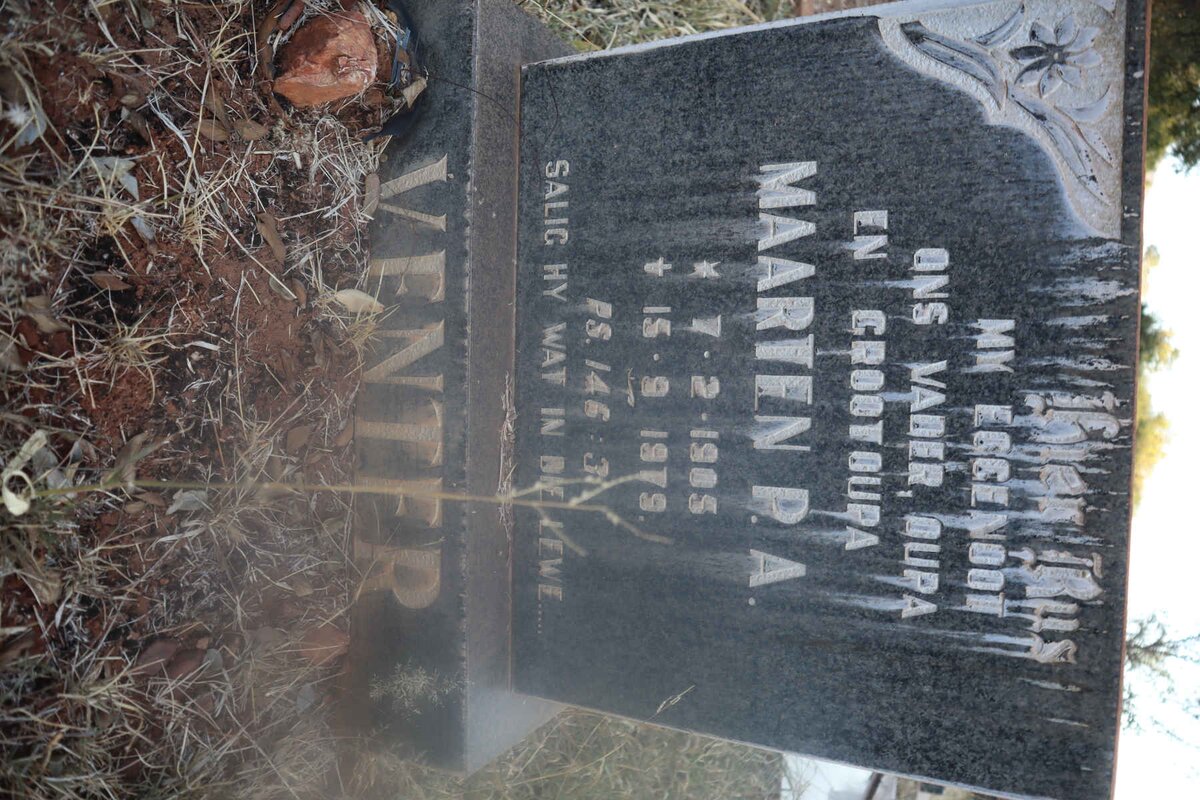 VENTER Maarten P.A. 1905-1979