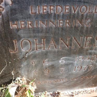 WALT Johannes L., van der 1940-1977