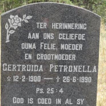 GROBLER Gertruida Petronella 1900-1990