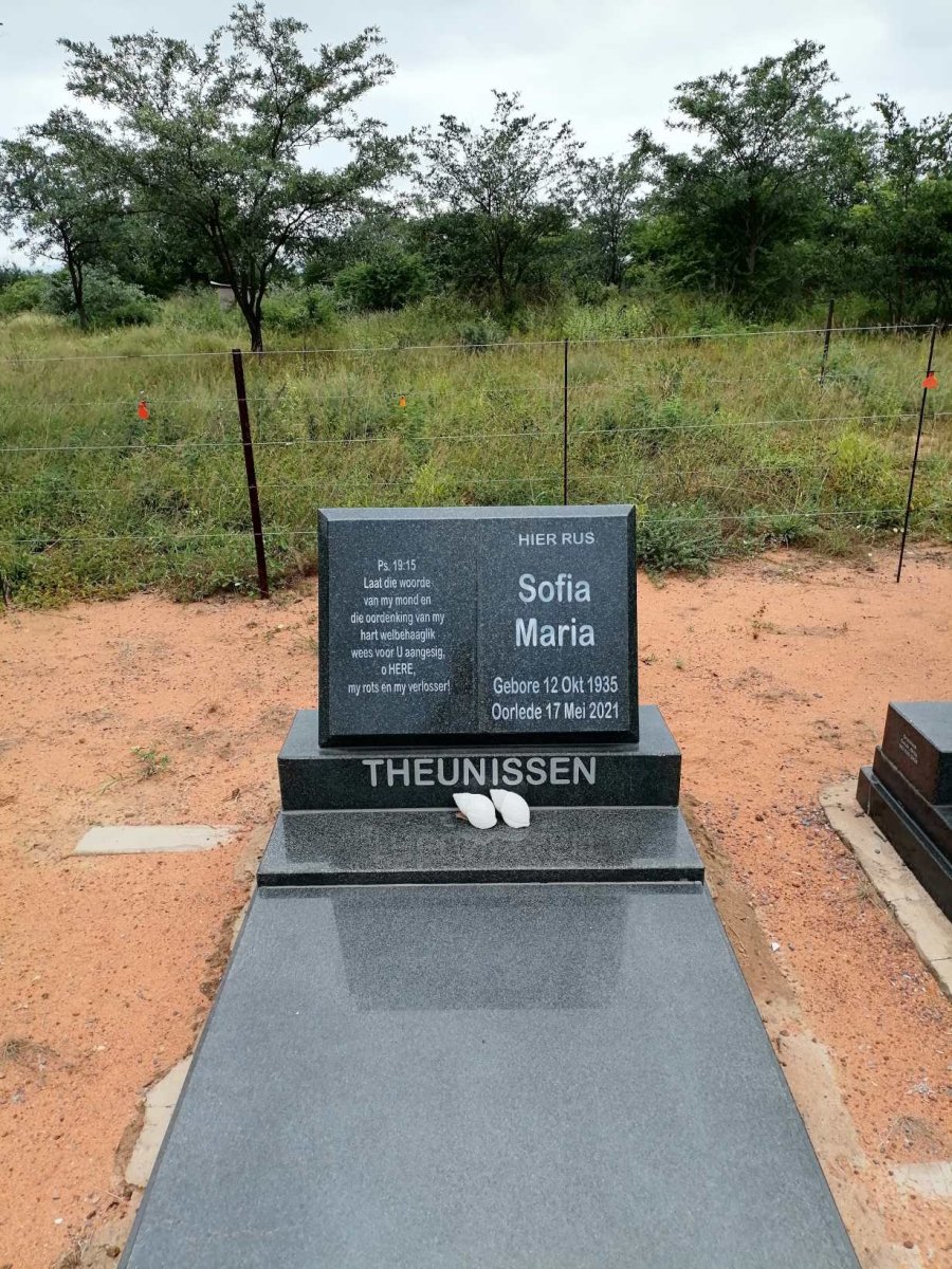 THEUNISSEN Sofia Maria 1935-2021