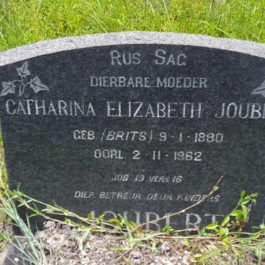 JOUBERT Catharina Elizabeth nee BRITS 1880-1962