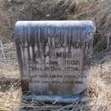 ERASMUS Klaas Alexander 1902-1934