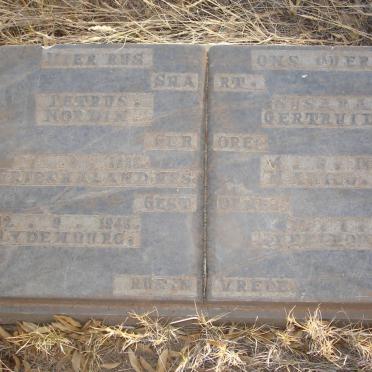 SWART Petrus Nordin 1883-1943 &amp; Susanna Gertruida 1883-1939