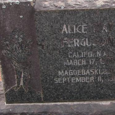 FERGUSON Alice ?-19?3