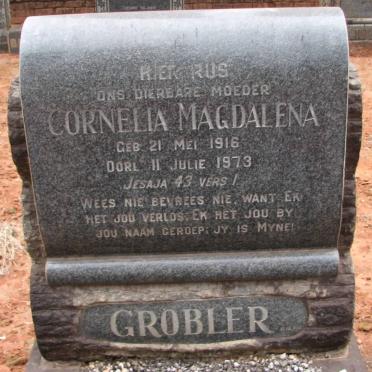 GROBLER Cornelia Magdalena 1916-1973