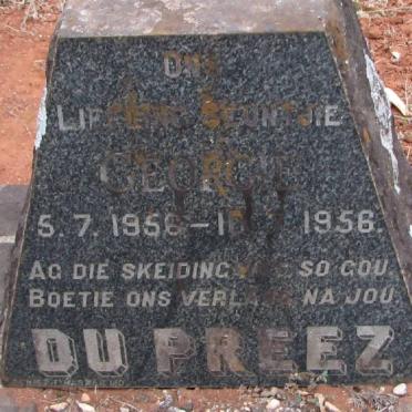 PREEZ George, du 1956-1958