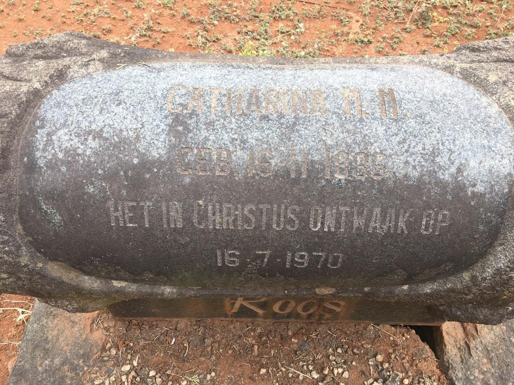 ROOS Catharina M.M. 1886-1970