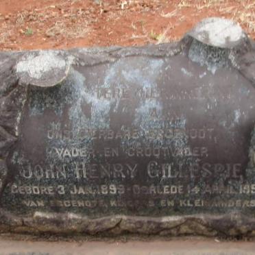 SCHOEMAN John Henry Gillespie 1899-1958