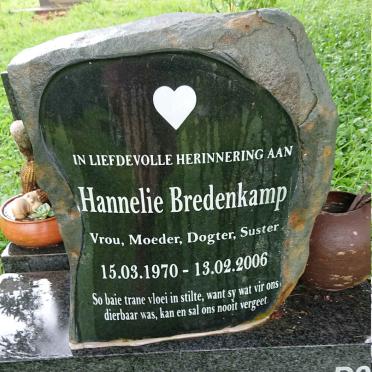 BREDENKAMP Hannelie 1970-2006