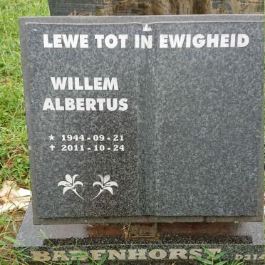 BADENHORST Willem Albertus 1944-2011