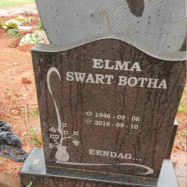 BOTHA Elma Swart 1946-2016