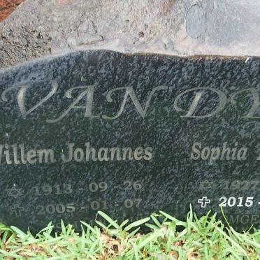 DYK Willem Johannes, van 1913-2005 &amp; Sophia Magaretha 1927-2015
