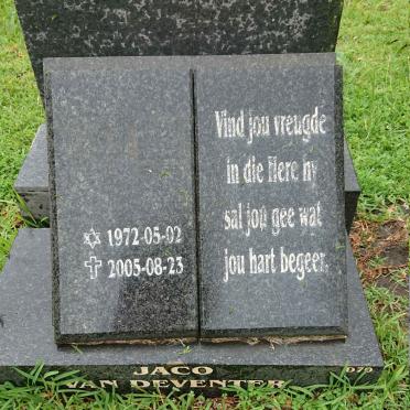 DEVENTER Jaco, van 1972-2005