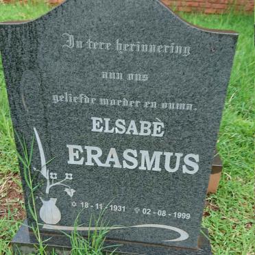 ERASMUS Elsabe 1931-1999