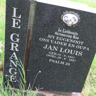 GRANGE Jan Louis, le 1941-1997