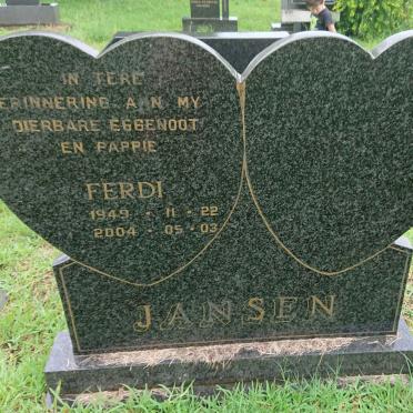 JANSEN Ferdi 1949-2004