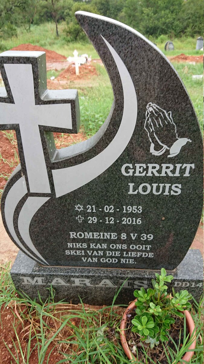 MARAIS Gerrit Louis 1953-2016