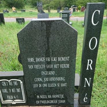 MARAIS Corne 1985-2007