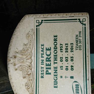 PIERCE Eugene Theodore 1957-2013