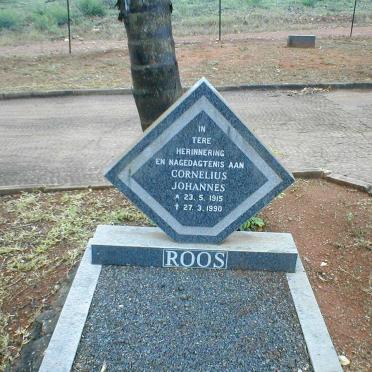 ROOS Cornelius Johannes 1915-1990